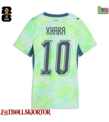Schweiz Granit Xhaka #10 Bortatröja Dam VM 2026 Kortärmad